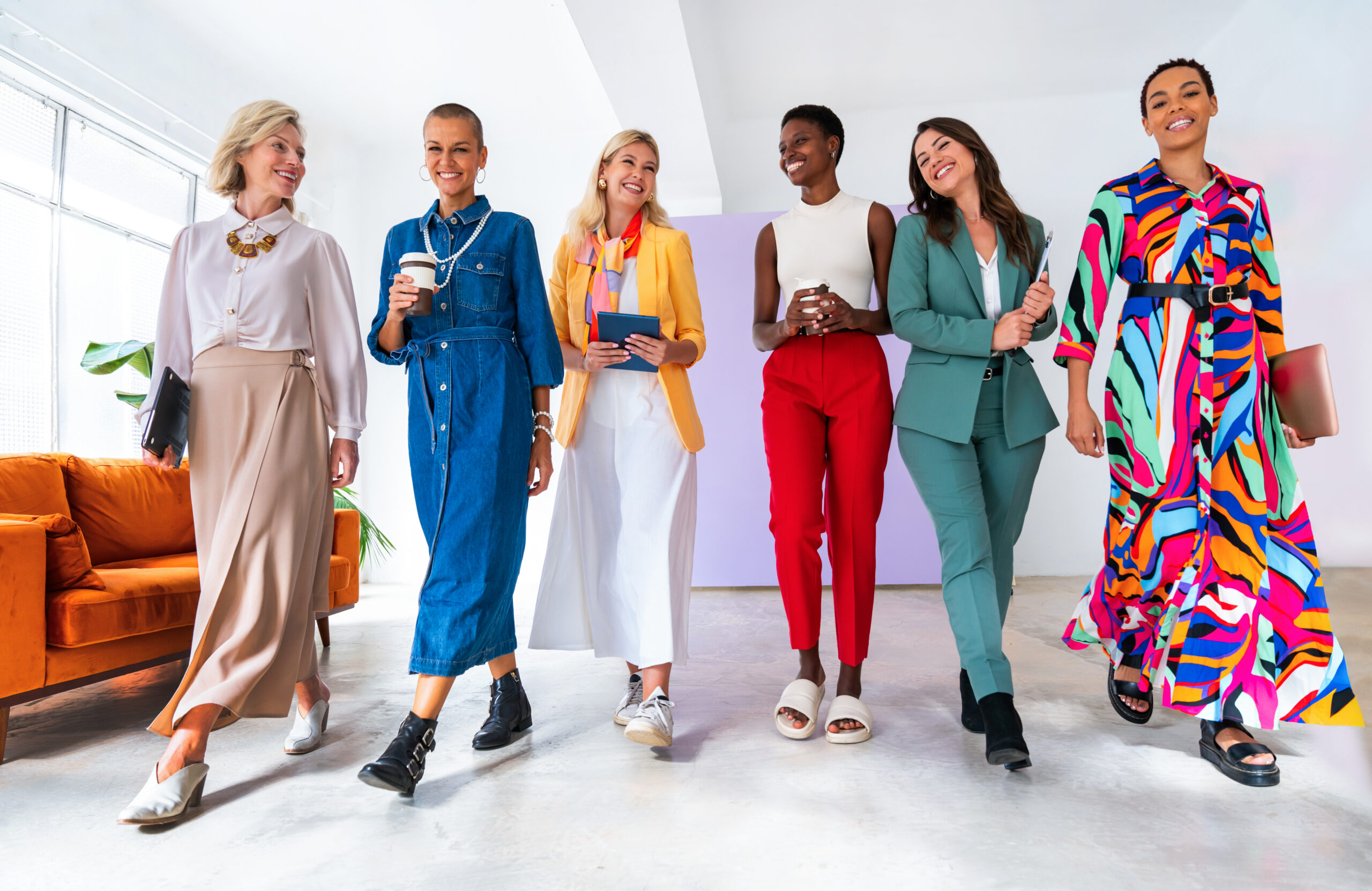 Group of businesswomen meeting in the office